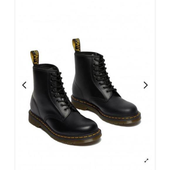 Dr. Martens EUC 1460 SMOOTH Ankle Boots 11822 Black Size 37 EU 6 US Leather